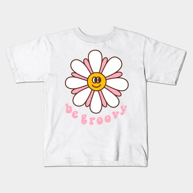 Be groovy Kids T-Shirt by Viaire